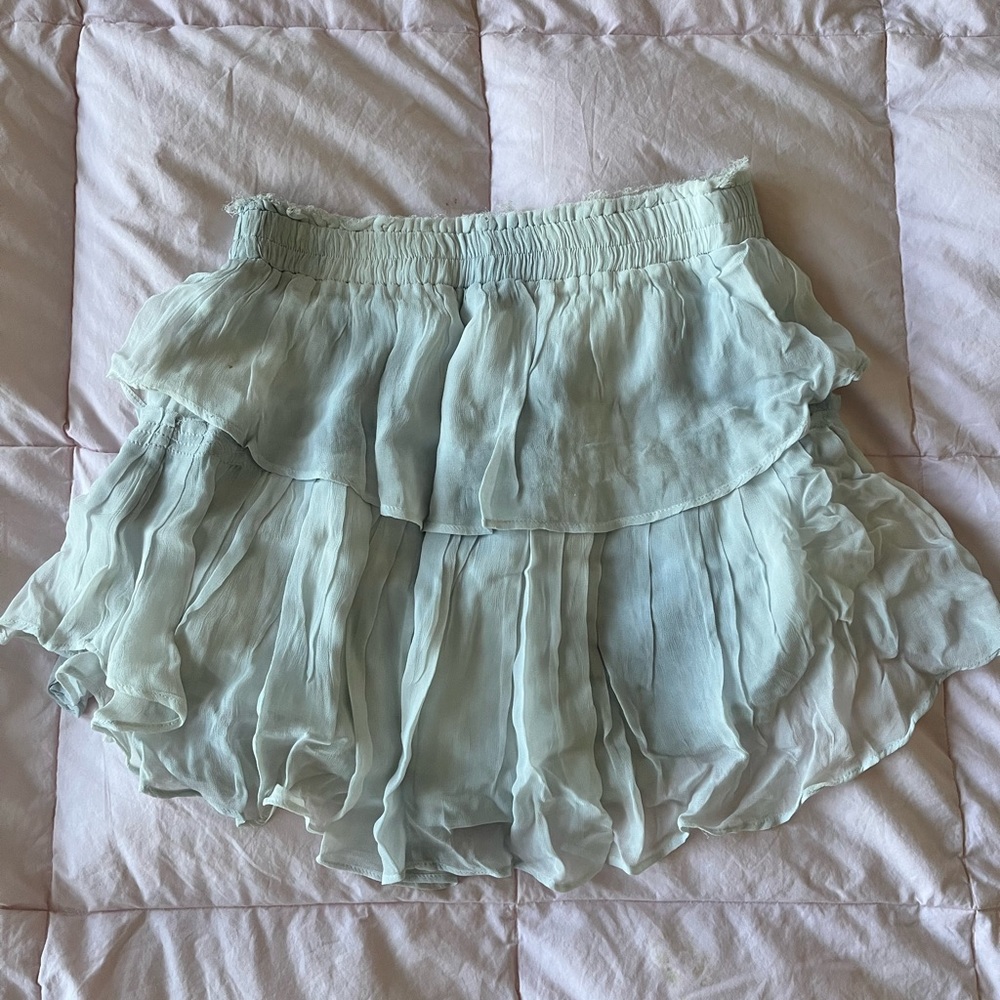 LoveShackFancy Ruffle Mini Skirt - Picture 3 of 3